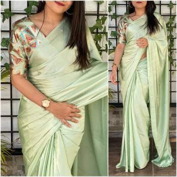 Piyu By At Fancy Japan Satin Saree Collection
